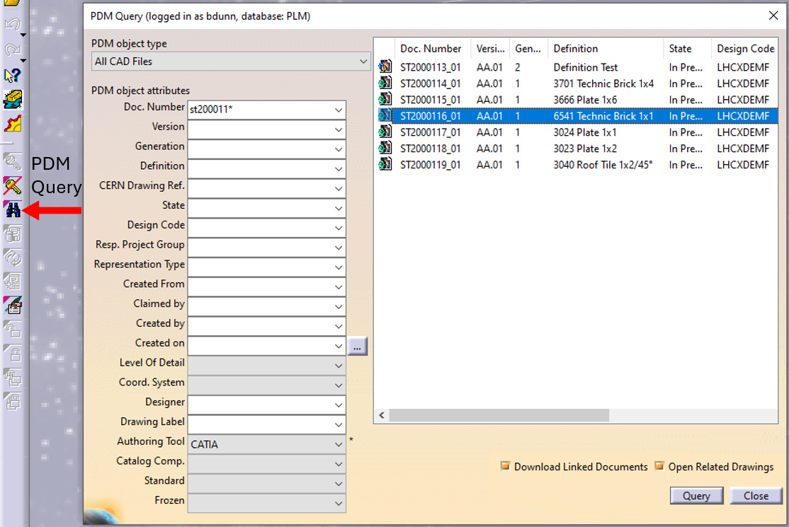 PDM Query